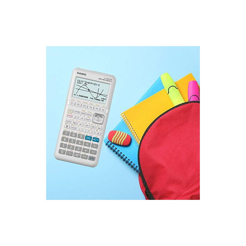 Casio FX-9860GIII Graphing Calculator with Monochrome Display White
