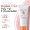 modelones Poly Nail Gel, Hema-Free 60ML Barely Pink Poly Extension