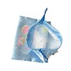 Small Planet Sanrio Ribbon Drawstring Bag, Cinnamorol, Simple, Cute