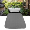SPA Cover Square Waterproof 190 Silver Coated Polyester Taff Weather