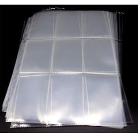 Docsmagic.de 10 Premium 9-Pocket Pages - 11-Hole - 3-Ring Album- MTG - YGO - PKM