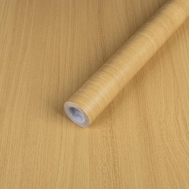 Abyssaly Light Wood Contact Paper Natural Wood Peel and Stick Wallpaper Self Adhesive Waterproof Wallpaper for Kitchen Cabinet Shelf Drawer Liner 11.8" X 197"