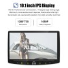 ESSGOO 1DIN 10" 360° Rotatable Car Stereo Touchscreen Screen Bluetooth