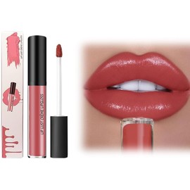 12 Colores Brillo Labial En Crema, Resistente Al Agua, antiadherente, Resistente Al desvanecimiento, Lápiz Labial Aterciopelado Hidratante de Larga Duración (#11)