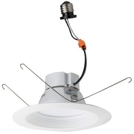 Morris Products LED Recessed Lighting Retrofit Kits – for Recessed Downlighting, Alternative to Incandescent Lights – Energy Efficient, Dimmable - Baffle Bezel, 3000K, 14.5 Watts, 5” & 6”