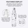 JIUWU 10Pcs 1/3Oz Glass Roller Bottles 10ml Lucky Cat Glass