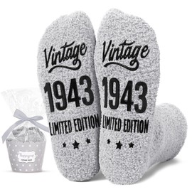 HAPPYPOP 82nd Birthday Gifts Ideas for Men - Socks for 82 Year Olds, 1943 Birthday Gifts, Best Gifts for 82 Year Old Elderly Man