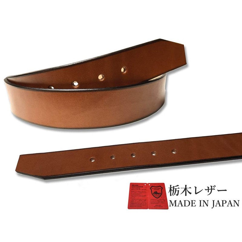 Wing Leather W051 Tochigi Leather Belt, 6 Colors, Genuine Leather,