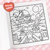 Cozy Christmas: Coloring Book for Adults and Kids
