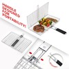 Portable Grill Baskets WINHONW Bbq net BBQ Grilling Basket veggie
