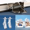 4 Pack Large Bull Clip Stainless Steel Binder Paper Clamps