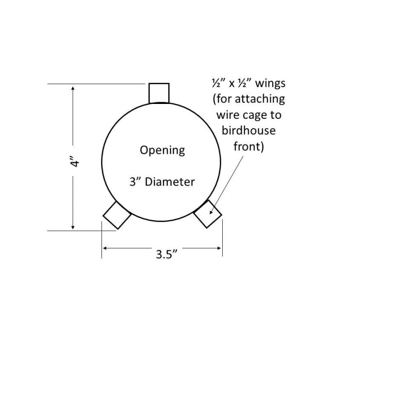 Does Not Apply Birdhouse Predator Guard | Leonard Style -