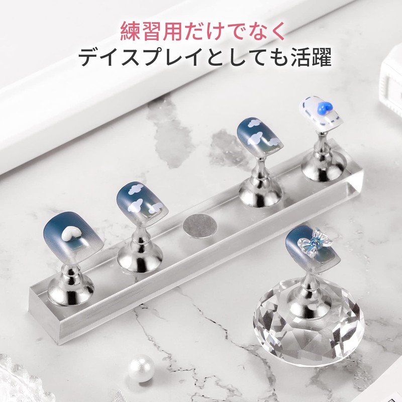Magnetic Nail Stand, Tip Stand, Annhua Nail Tip Stand, Diamond