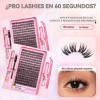 Kit Para Extensiones De Pestañas, Que Incluye Pinzas Y Pegam
