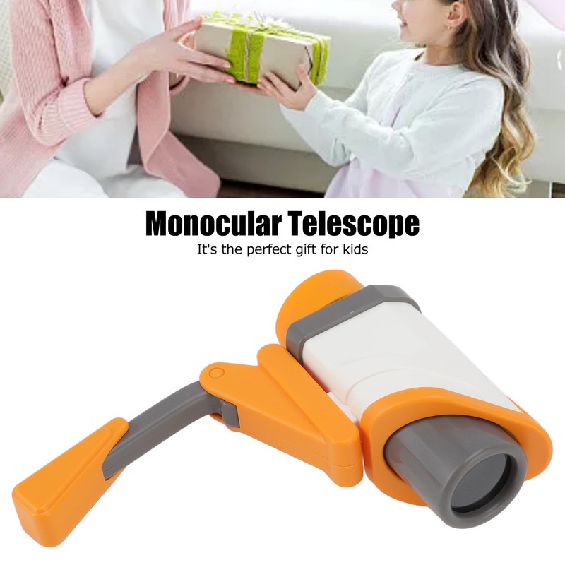 Kids Handheld Monocular Telescope Mini Monocular Detachable HD Fixed Focusing