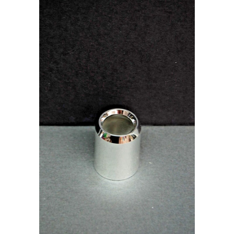 Pair of Silver Plated Smooth Candle Follower 7/8" Size (Burner