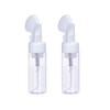 ccHuDE 2 Pcs Empty Clear Plastic Foam Dispenser Bottle Refillable