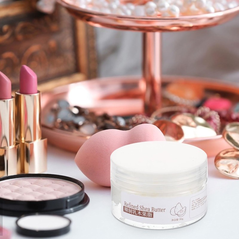 Manteca de Karité Base para Lápiz Labial Casero, Crema Hidratante