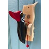 Male Pileated Woodpecker Door Knocker
