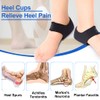 MIAYOHO Plantar Fasciitis Heel Cups for Heel Pain 【Updated Version】