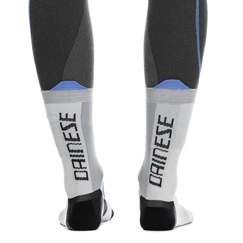 Dainese Unisex Dry Mid Motorcycle Socks Short Summer, Black/blue