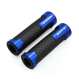 Motorrad Lenker Griff Griff Bar Motorrad Handgriffe Für GSXR 600 750 1000 1300 GSX-R K1 K2 K3 K4 K5 K6 K7 K8 K9 Blau