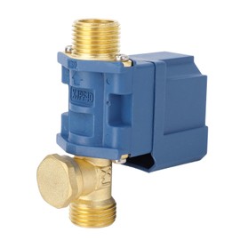 Water Solenoid Valve G1/2 Male Thread ABS Inlet Feed Water Solenoid Valve for Drinking Fountains DC12V