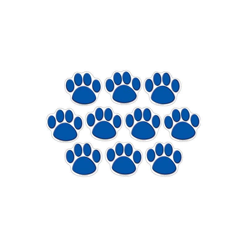 Teacher Created Resources Blue Paw Print Accents (TCR4275)