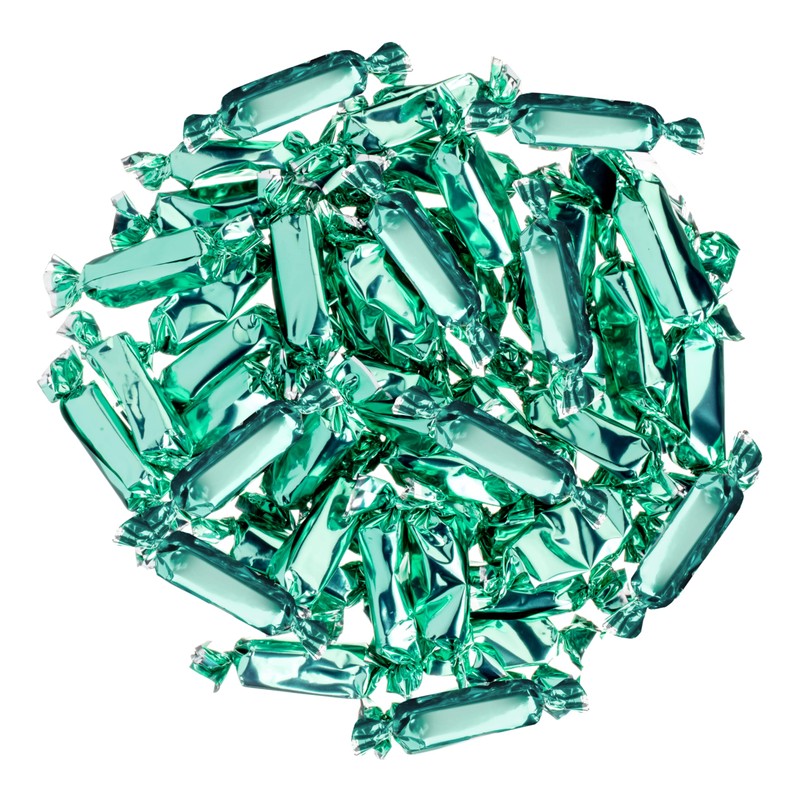 Candy Envy - Individually Wrapped Caramels - Turquoise Wrapper -