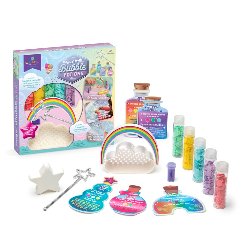 Craft-Tastic Bubble Bath Magic Potion Kit Bath Time Toys, Arts
