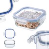 KADAX Glass Container with Lid, Food Container, Dishwasher Safe Food