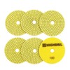 HIGHDRIL Wet Diamond Polishing Disc, Pack of 6, 100 mm,