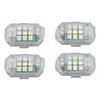 4Pcs LED Strobe Light High Brightness Waterproof Portable Wireless Flashing