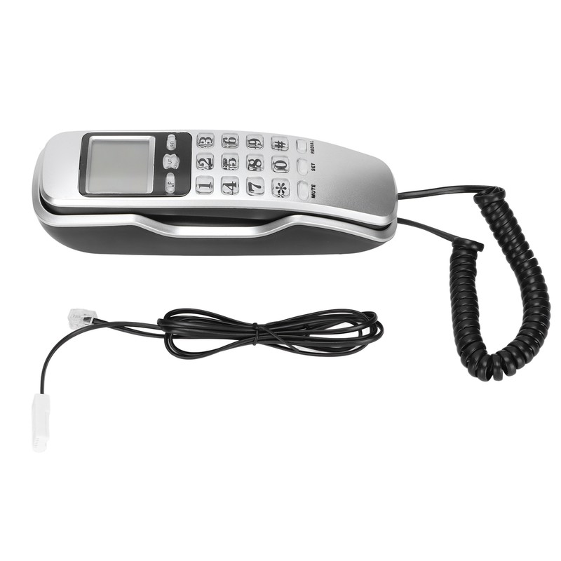 KXT888CID Mini Wall Telephone Hotel Wired Desktop Wall Phone for