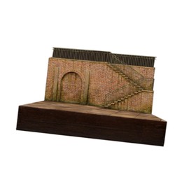 Perfeclan 1/35 Building Model Kit Architecture Model DIY Scene Wood Foam Open Air Workshop Easy Assembly 1:35 Scale Micro Landscape