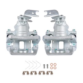 2pcs Rear Disc Brake Calipers with Bracket Replacement for Honda Accord 2013-2017 19-B7096 19-B7097