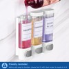 Shower Soap Dispenser Wall Mounted No Drill Shampoo Dispenser for
