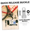 Outanaya 1set Folding Bike Pedal Quick Release Buckle Holder Lightweight
