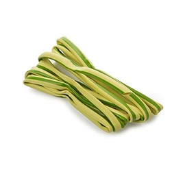 Merriway BH04445 (2 Pcs) Earth Sleeving, 3.0mm Yellow and Green, 1 Metre (39 inch) - Pack of 2 Pieces