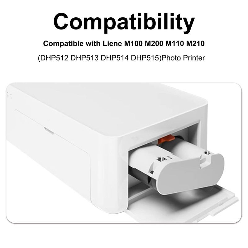 2-Pack Ink Cartridges Compatible with Liene Amber M100 M200 M110