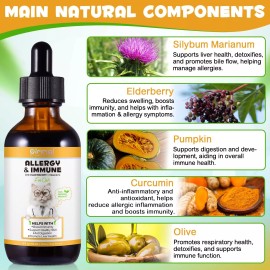 Oimmal Allergy Relief for Cats | Helps to Naturally Support Allergy & Itch Relief for C