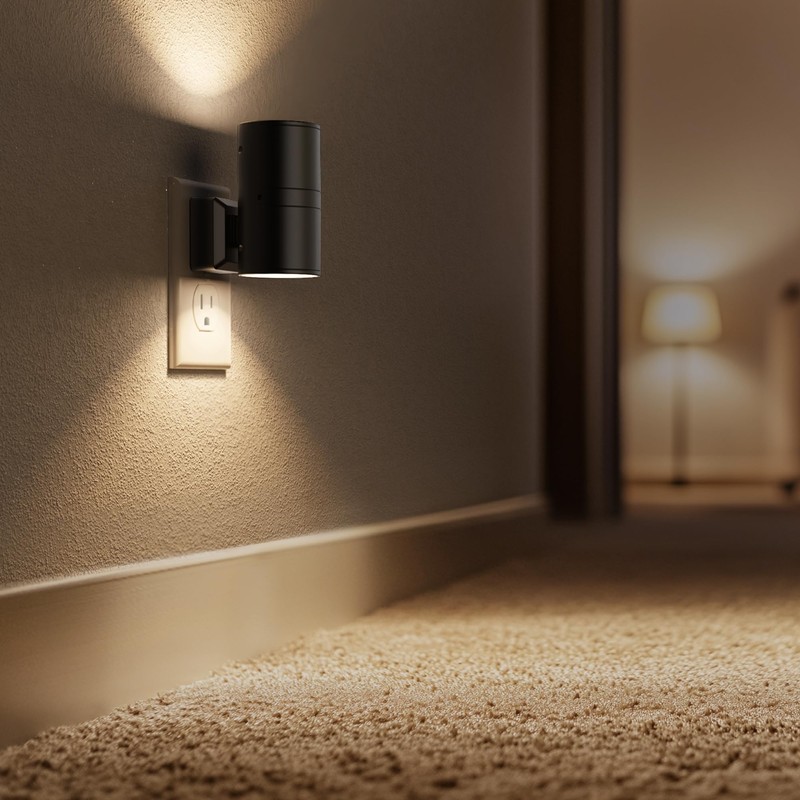 Briignite Night Light, Dusk to Dawn Sensor, Soft White 3000K
