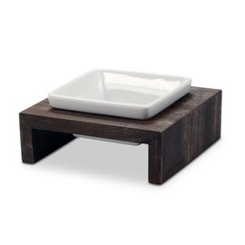 Wolters Futterstation MESHIDAI TRUE WALNUSS, Modellnummer:Einzelnapf XS - 0.2 Liter