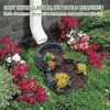 Tortuga Downspout Bloque de salpicaduras decorativo, boquilla de lluvia, desviador