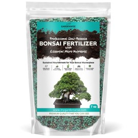 GARDENWISE Slow-Release Bonsai Fertilizer with Essential Micronutrients - Professional Grade Bonsai Tree Fertilizer Pellets | Perfect Food for Indoor & Outdoor Bonsai Trees (8 OZ)