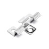Wiltec 50 x Stainless Steel Clips 8 mm Decking Mounting