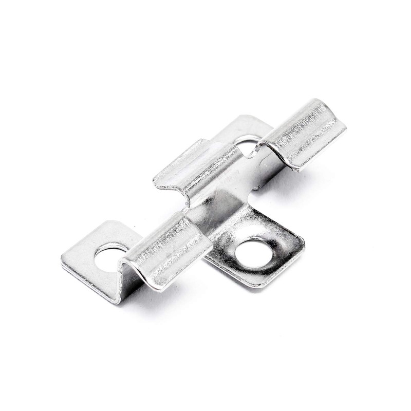 Wiltec 50 x Stainless Steel Clips 8 mm Decking Mounting