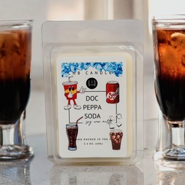 3 PACK Cola like D R Pepper Soda Scent Made In USA Fragrance Wax Melts Tarts Luxury Premium Soy 3 2.4 ox Clean Ingredients Essential Oils Hand Poured Cubes Its like the real thing!