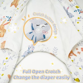 Baby Sleeping Bag 1.0 Tog With Legs, 100% Cotton Sleeveless Baby Sleep Sack Toddler Wearable Blanket For Boys and Girls, 80cm/2-3 Years