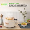 NutriChef 1.6 QT Portable Electric Rice Cooker & Lunch Maker
